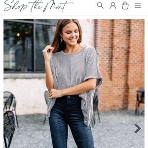 Confident Decisions Black Ribbed Top